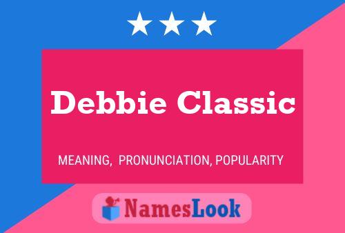 Affiche de nom Debbie Classic