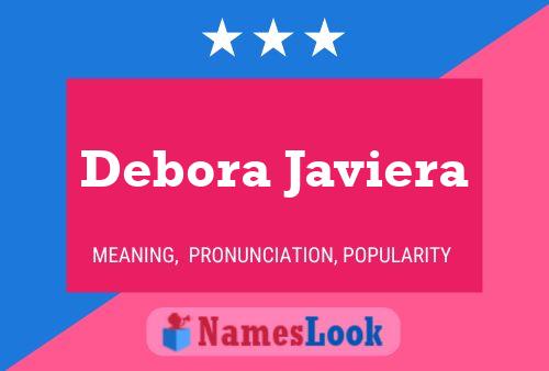 Affiche de nom Debora Javiera