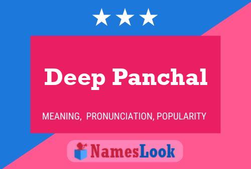 Affiche de nom Deep Panchal