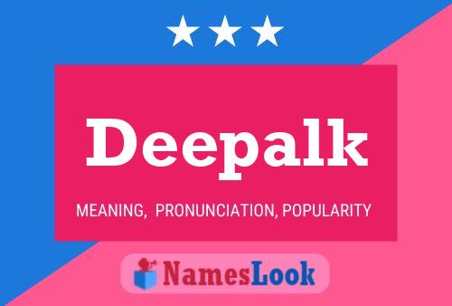 Affiche de nom Deepalk