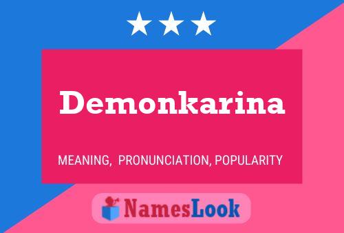 Affiche de nom Demonkarina