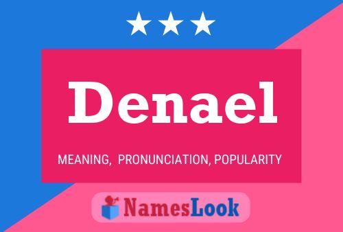 Affiche de nom Denael