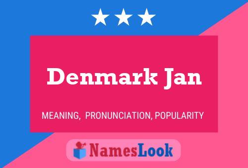 Affiche de nom Denmark Jan