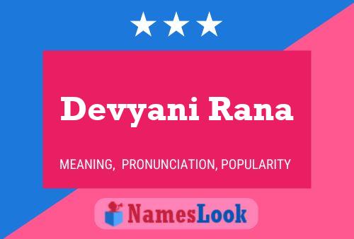 Affiche de nom Devyani Rana