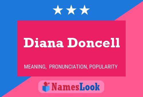 Affiche de nom Diana Doncell