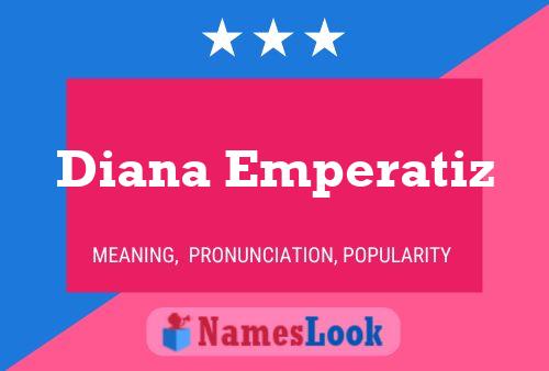 Affiche de nom Diana Emperatiz