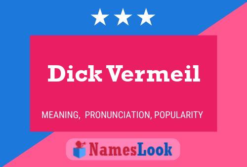 Affiche de nom Dick Vermeil