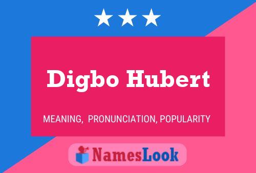 Affiche de nom Digbo Hubert