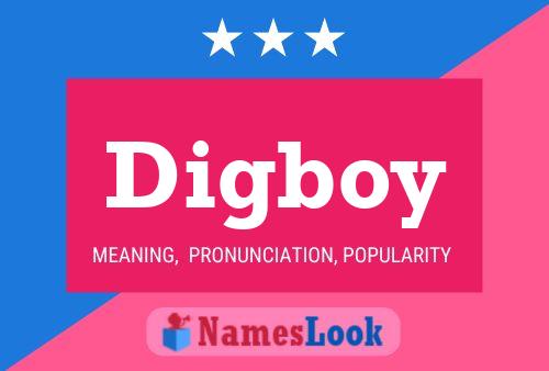 Affiche de nom Digboy