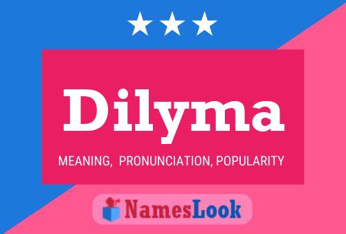 Affiche de nom Dilyma