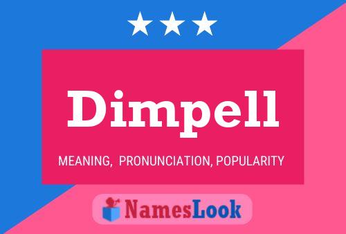 Affiche de nom Dimpell