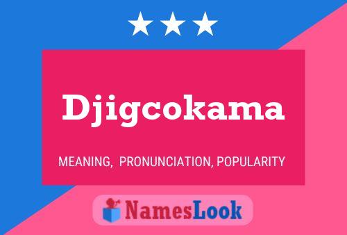 Affiche de nom Djigcokama