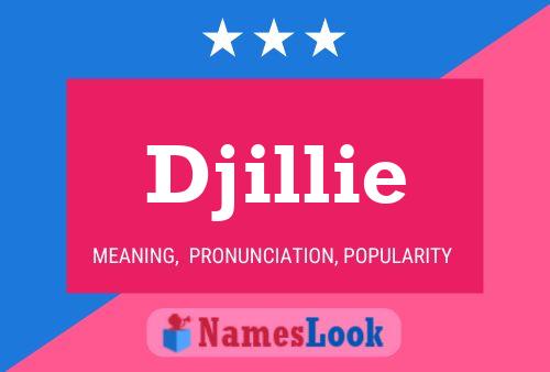 Affiche de nom Djillie