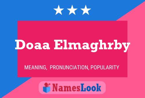 Affiche de nom Doaa Elmaghrby