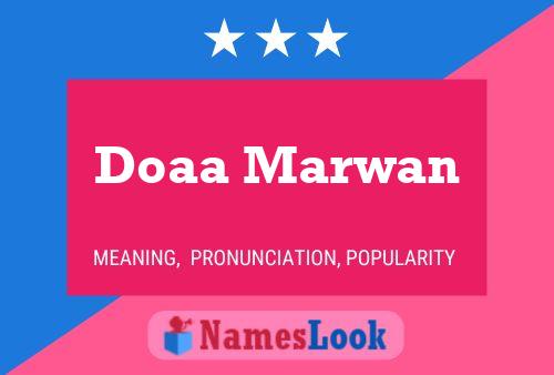 Affiche de nom Doaa Marwan