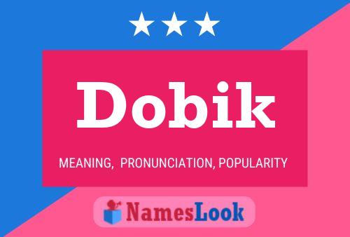 Affiche de nom Dobik