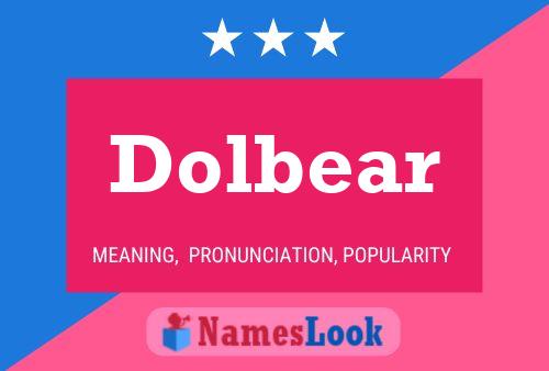 Affiche de nom Dolbear