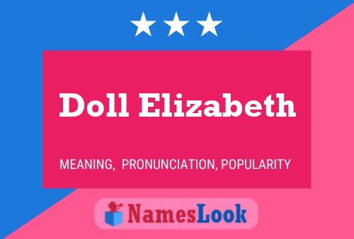 Affiche de nom Doll Elizabeth