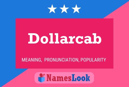 Affiche de nom Dollarcab