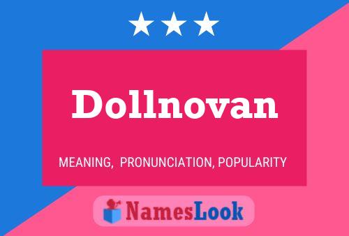 Affiche de nom Dollnovan