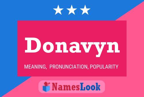 Affiche de nom Donavyn