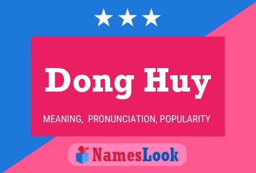 Affiche de nom Dong Huy