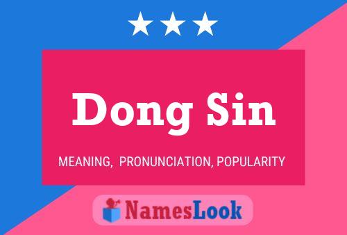 Affiche de nom Dong Sin