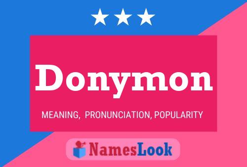 Affiche de nom Donymon