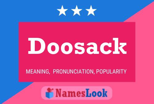 Affiche de nom Doosack