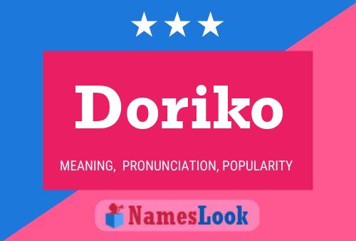 Affiche de nom Doriko