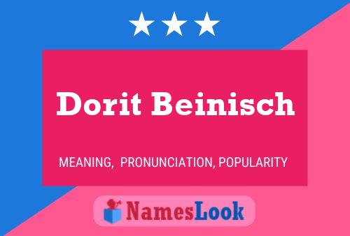 Affiche de nom Dorit Beinisch