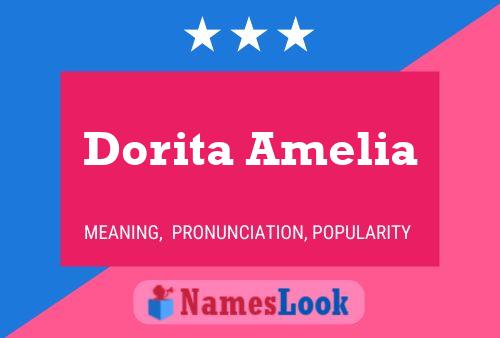 Affiche de nom Dorita Amelia