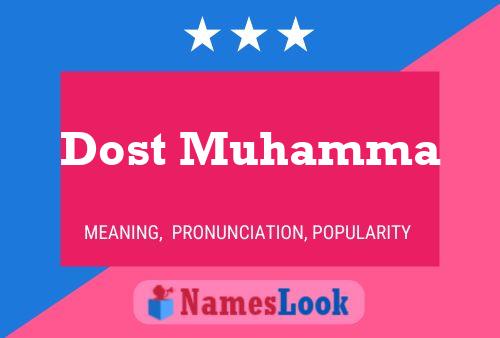 Affiche de nom Dost Muhamma