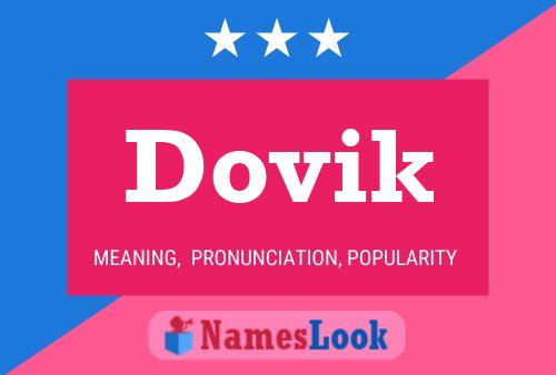 Affiche de nom Dovik