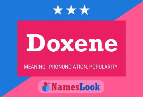 Affiche de nom Doxene