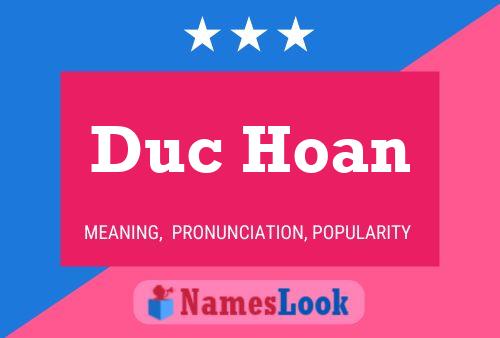 Affiche de nom Duc Hoan