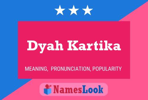 Affiche de nom Dyah Kartika