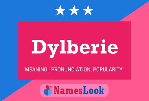 Affiche de nom Dylberie