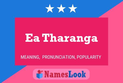 Affiche de nom Ea Tharanga