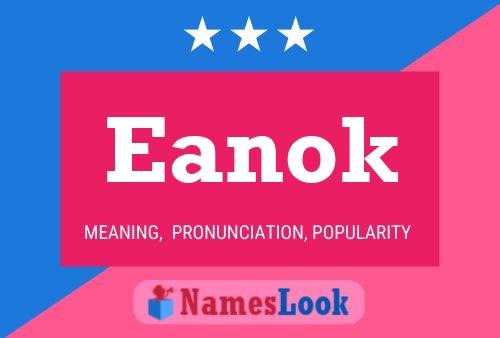 Affiche de nom Eanok