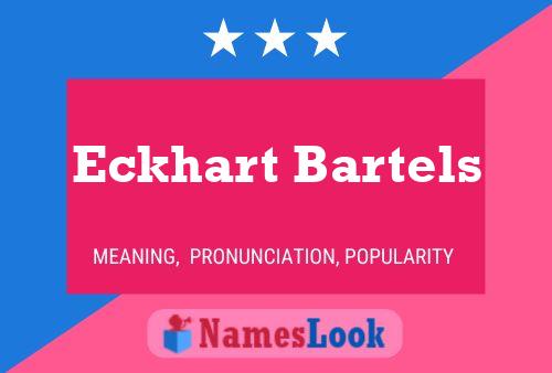 Affiche de nom Eckhart Bartels