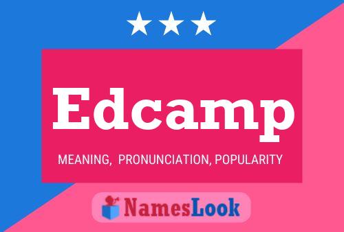 Affiche de nom Edcamp