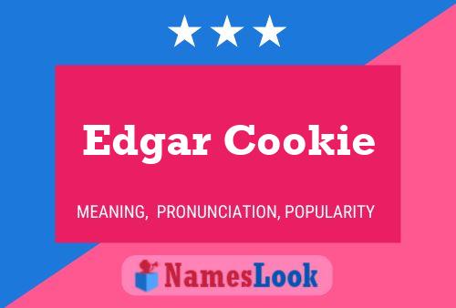 Affiche de nom Edgar Cookie