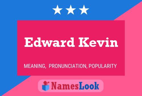 Affiche de nom Edward Kevin