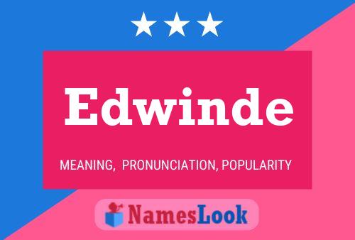 Affiche de nom Edwinde