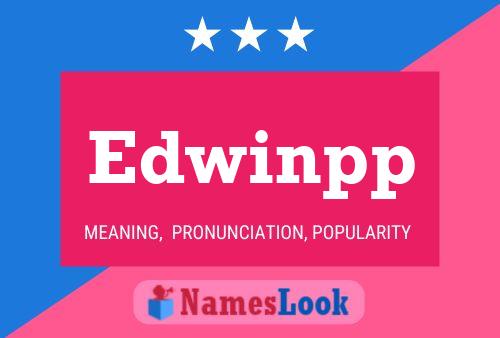 Affiche de nom Edwinpp