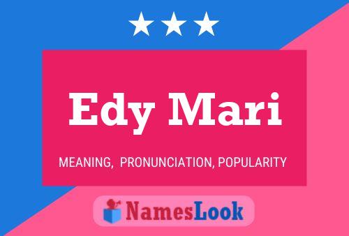 Affiche de nom Edy Mari