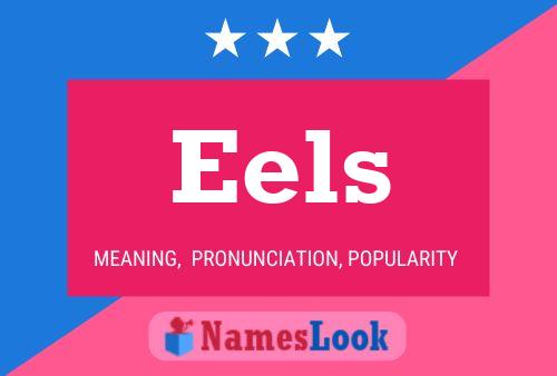 Affiche de nom Eels