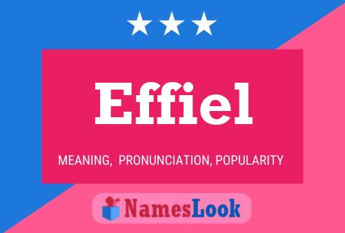 Affiche de nom Effiel