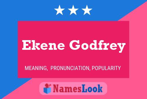 Affiche de nom Ekene Godfrey